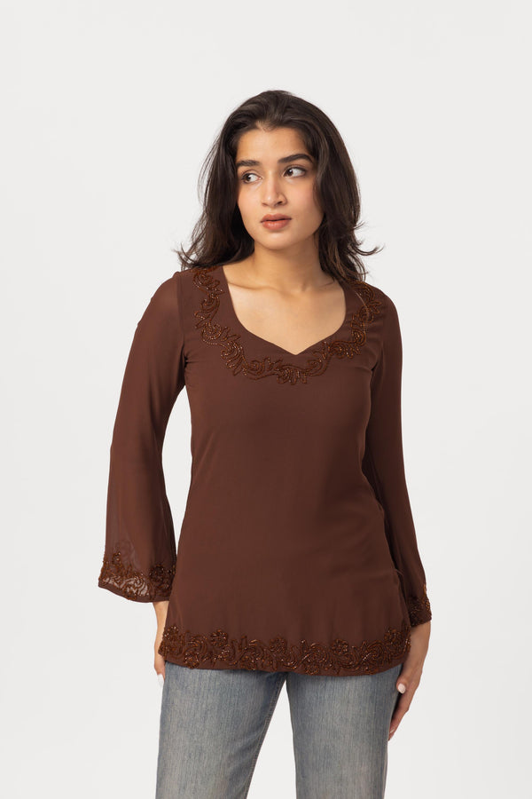 Beaded Bell Top